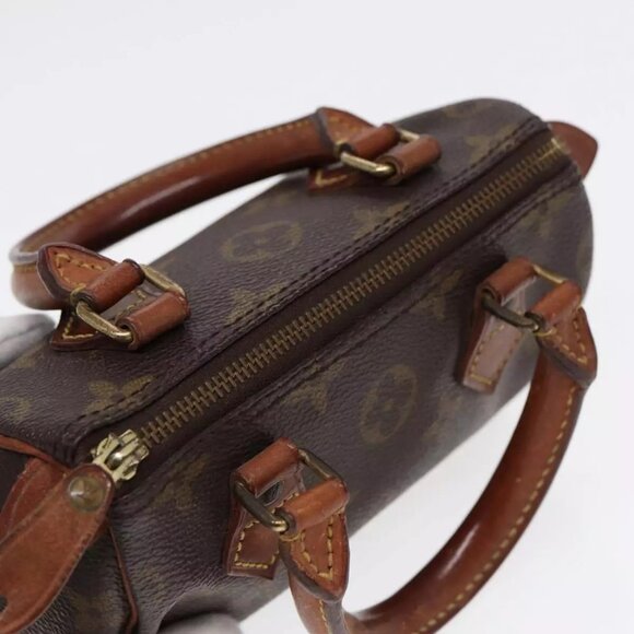 LOUIS VUITTON Monogram Mini Speedy Hand Bag M41534 LV Auth 86496 - Picture 7 of 16